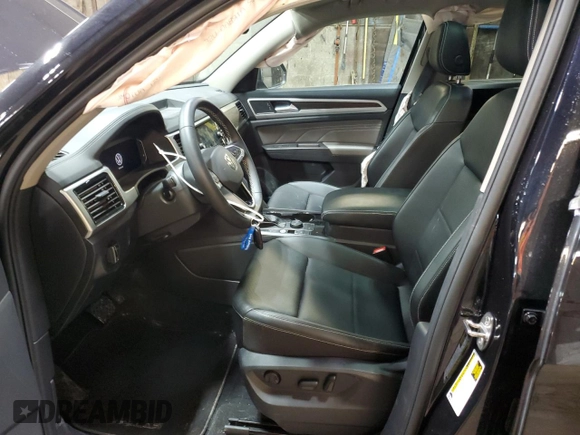 2023 Volkswagen Atlas SE with VIN 1V2KP2CA1PC515603, listed as a Copart auction lot 87450804 with 45,643 mi miles and Salvage title. Bid and sale history available at DreamBid. Image 7.