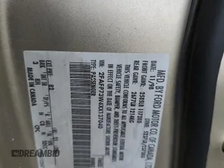 1999 Ford Crown Victoria z VIN 2FAFP73W4XX137040, wystawiony jako Copart lot #83741244 z przebiegiem 142 901 mil mil oraz Szkoda całkowita • Salvage title. Historia ofert i sprzedaży dostępna na DreamBid. Obrazek 14.