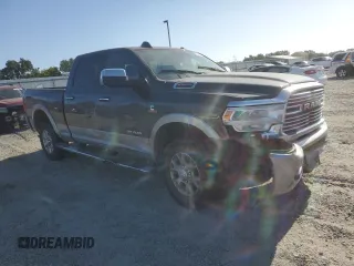 2022 Ram 2500 Laramie with VIN 3C6UR5FL9NG166078, listed as a Copart auction lot 60543875 with 51,198 mi miles and Salvage title. Bid and sale history available at DreamBid. Image 4.