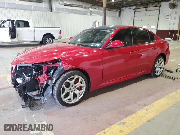 2019 Alfa Romeo Giulia Ti с VIN ZARFANBN8K7611701, выставлен на аукционе Copart как лот 65389955 с пробегом 49 584 миль миль и Списание • Salvage title. История ставок и продаж доступна на DreamBid. Изображение 1.