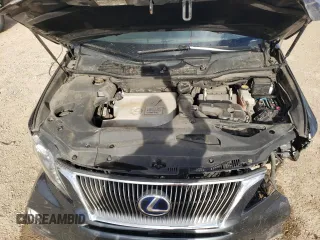 2011 Lexus RX 450h with VIN JTJBC1BA3B2039830, listed as a Copart auction lot 57277295 with 222,381 mi miles and Salvage title. Bid and sale history available at DreamBid. Image 11.