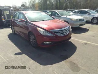 2014 Hyundai Sonata SE with VIN 5NPEC4AC5EH923646, listed as a IAAI auction lot 41935203 with 90,506 mi miles and . Bid and sale history available at DreamBid. Image 1.