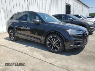 2023 Audi Q7 Premium Plus with VIN WA1LXBF71PD030355, listed as a Copart auction lot 58816255 with 39,353 mi miles and Salvage title. Bid and sale history available at DreamBid. Image 4.
