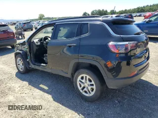 2021 Jeep Compass Sport with VIN 3C4NJCAB3MT535174, listed as a Copart auction lot 56576265 with 84,161 mi miles and Salvage title. Bid and sale history available at DreamBid. Image 2.