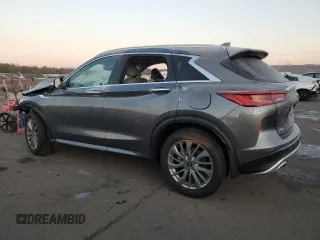 2024 Infiniti QX50 Luxe with VIN 3PCAJ5BB0RF115287, listed as a Copart auction lot 42433715 with Not provided miles and Salvage title. Bid and sale history available at DreamBid. Image 2.