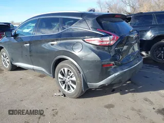 2017 Nissan Murano SL with VIN 5N1AZ2MH5HN144630, listed as a IAAI auction lot 41239088 with 87,305 mi miles and . Bid and sale history available at DreamBid. Image 3.