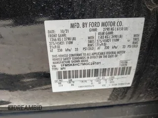 2021 Ford Explorer Platinum с VIN 1FM5K8HC7MGC28101, выставлен на аукционе IAAI как лот 42126938 с пробегом 20 257 миль миль и . История ставок и продаж доступна на DreamBid. Изображение 9.