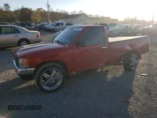 1993 Toyota Pickup DLX z VIN 4TARN81PXPZ154476, wystawiony jako Copart lot #79303824 z przebiegiem 158 581 mil mil oraz Szkoda całkowita • Salvage title. Historia ofert i sprzedaży dostępna na DreamBid. Obrazek 1.