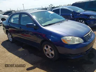 2004 Toyota Corolla CE with VIN JTDBR32E342025798, listed as a IAAI auction lot 42030391 with 224,434 mi miles. Bid and sale history available at carsss.com. Image 1.