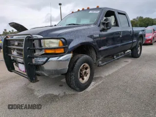 2000 Ford Super Duty F-250 XL with VIN 1FTNW21FXYEC96890, listed as a Copart auction lot 74687394 with Not Provided miles and Salvage Title. Bid and sale history available at carsss.com. Image 1.