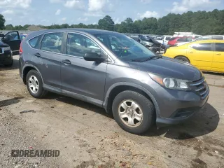 2013 Honda CR-V LX with VIN 3CZRM3H33DG702658, listed as a Copart auction lot 61850335 with 80,280 mi miles and Salvage title. Bid and sale history available at DreamBid. Image 4.