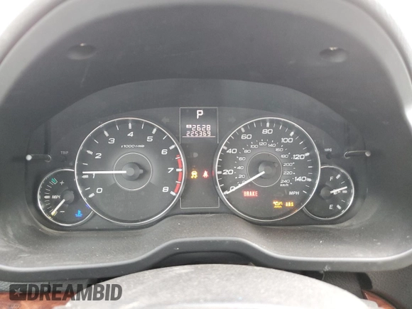 2011 Subaru Legacy Limited Power Moon with VIN 4S3BMCK66B3235875, listed as a Copart auction lot 44818345 with 225,369 mi miles and Salvage title. Bid and sale history available at DreamBid. Image 9.