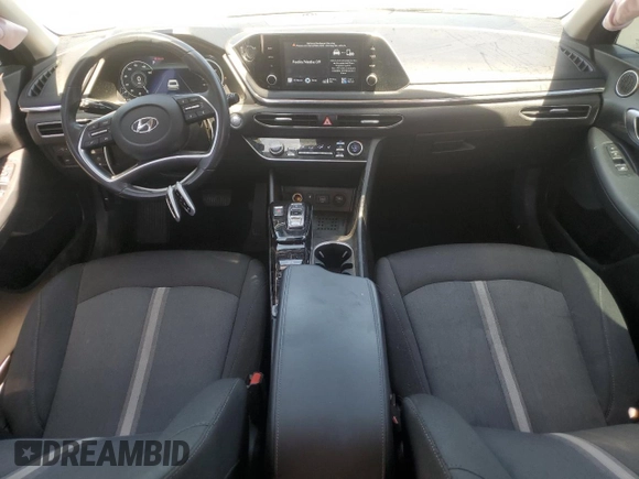2020 Hyundai Sonata SEL z VIN 5NPEF4JA3LH039126, wystawiony jako Copart lot #58336125 z przebiegiem 57 370 mil mil oraz Szkoda całkowita • Salvage title. Historia ofert i sprzedaży dostępna na DreamBid. Obrazek 8.