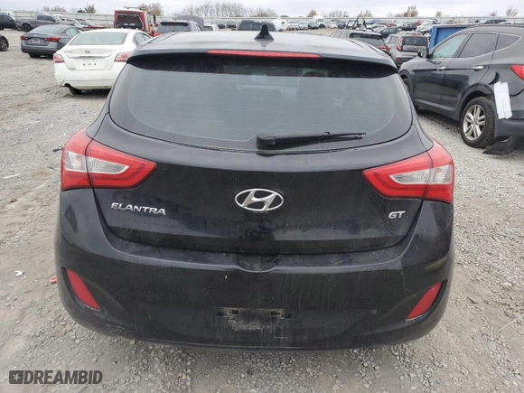 2016 Hyundai Elantra GT with VIN KMHD35LH4GU298896, listed as a Copart auction lot 81970484 with NaN miles and Non Repairable. Bid and sale history available at carsss.com. Image 6.