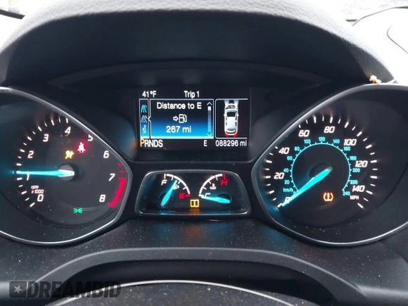 2015 Ford Escape Titanium with VIN 1FMCU0J97FUB45709, listed as a IAAI auction lot 41561636 with 88,296 mi miles. Bid and sale history available at carsss.com. Image 7.