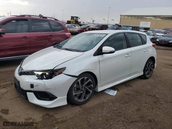 2016 Scion iM with VIN JTNKARJE7GJ518689, listed as a Copart auction lot 66203814 with 28,878 mi miles and Non Repairable. Bid and sale history available at carsss.com. Image 1.