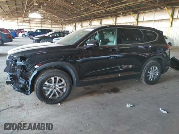 2019 Hyundai Santa Fe SEL with VIN 5NMS3CAD5KH094348, listed as a Copart auction lot 70192422 with 33,524 mi miles. Bid and sale history available at carsss.com. Image 1.