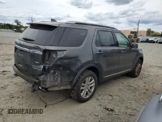 2018 Ford Explorer XLT with VIN 1FM5K8DH0JGB50614, listed as a Copart auction lot 58056835 with 106,595 mi miles and Salvage title. Bid and sale history available at DreamBid. Image 3.