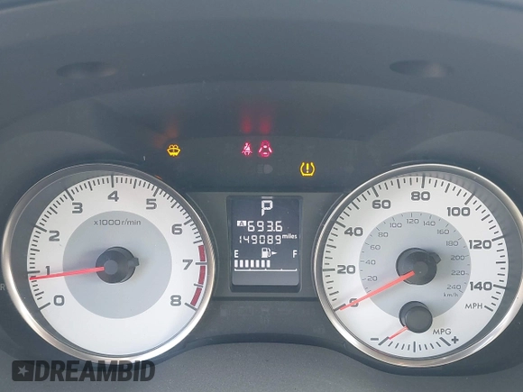 2014 Subaru Impreza Special Sports Limited with VIN JF1GPAS61E8276736, listed as a IAAI auction lot 42700344 with 149,089 mi miles and . Bid and sale history available at DreamBid. Image 7.