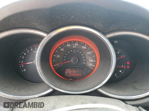 2013 Kia Sorento SX with VIN 5XYKW4A28DG362706, listed as a Copart auction lot 50388945 with 206,083 mi miles and Salvage Title. Bid and sale history available at carsss.com. Image 9.