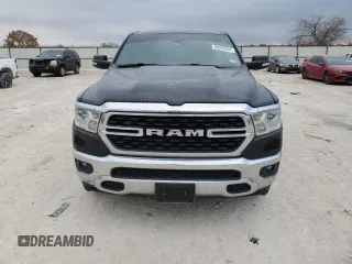 2022 Ram 1500 Big Horn with VIN 1C6RREFG0NN472389, listed as a Copart auction lot 86263364 with 37,083 mi miles and Salvage title. Bid and sale history available at DreamBid. Image 5.