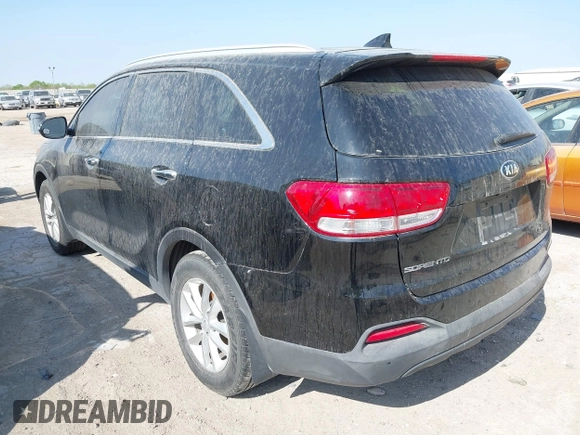 2017 Kia Sorento LX with VIN 5XYPG4A30HG242934, listed as a IAAI auction lot 41856236 with 164,664 mi miles. Bid and sale history available at carsss.com. Image 3.