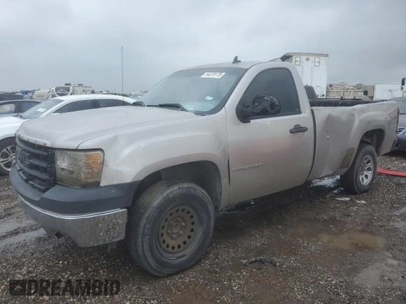 2007 GMC Sierra 1500 Work Truck with VIN 1GTEC14C67Z583865, listed as a Copart auction lot 54379175 with 283,321 mi miles and Clean title. Bid and sale history available at DreamBid. Image 1.