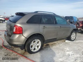 2012 Ford Edge SEL with VIN 2FMDK4JC0CBA89157, listed as a Copart auction lot 45547585 with 206,650 mi miles and Clean Title. Bid and sale history available at carsss.com. Image 3.