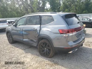 2024 Volkswagen Atlas SE z VIN 1V2JR2CA5RC597456, wystawiony jako Copart lot #57634905 z przebiegiem 8 994 mil mil oraz Szkoda całkowita • Salvage title. Historia ofert i sprzedaży dostępna na DreamBid. Obrazek 2.
