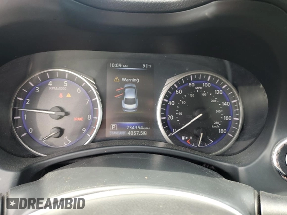 2015 Infiniti Q50 z VIN JN1BV7AR4FM393747, wystawiony jako Copart lot #59735735 z przebiegiem 234 354 mil mil oraz Szkoda całkowita • Salvage title. Historia ofert i sprzedaży dostępna na DreamBid. Obrazek 9.