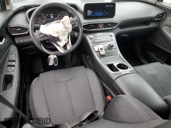 2023 Hyundai Santa Fe SEL with VIN 5NMS24AJ2PH644840, listed as a Copart auction lot 43797595 with 6,706 mi miles and Salvage Title. Bid and sale history available at DreamBid. Image 8.