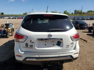 2016 Nissan Pathfinder SL with VIN 5N1AR2MMXGC608678, listed as a Copart auction lot 58005545 with 154,595 mi miles and Salvage title. Bid and sale history available at DreamBid. Image 6.