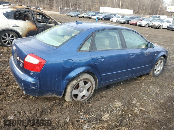 2005 Audi A4 1.8T SE with VIN WAULC68E75A020428, listed as a Copart auction lot 42338655 with 0 mi miles and Salvage Title. Bid and sale history available at carsss.com. Image 3.
