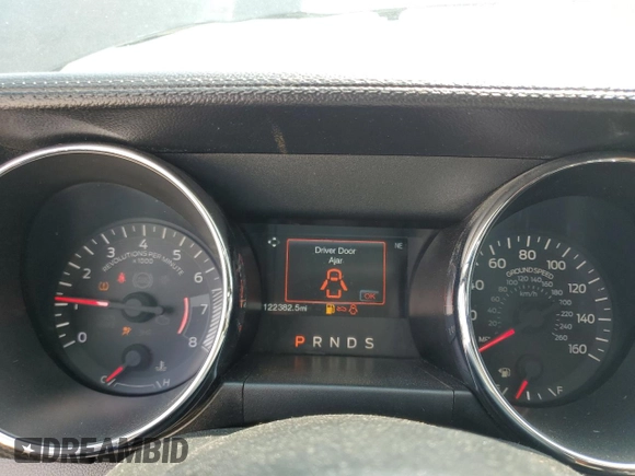 2016 Ford Mustang V6 with VIN 1FATP8EM8G5275265, listed as a Copart auction lot 61908405 with 122,382 mi miles and Salvage title. Bid and sale history available at DreamBid. Image 9.
