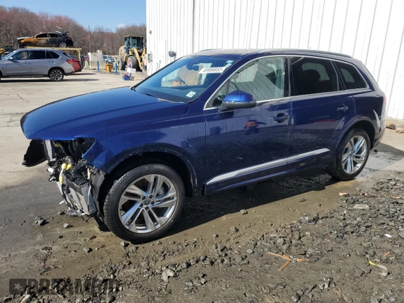2020 Audi Q7 Premium with VIN WA1AXAF79LD007546, listed as a Copart auction lot 49956855 with 58,506 mi miles and Salvage title. Bid and sale history available at DreamBid. Image 1.