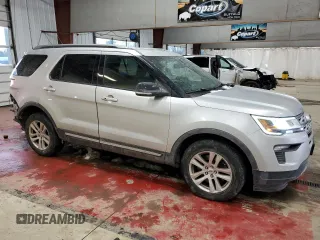 2018 Ford Explorer XLT with VIN 1FM5K8D87JGC82883, listed as a Copart auction lot 87643385 with 61,656 mi miles and Salvage Title. Bid and sale history available at carsss.com. Image 4.