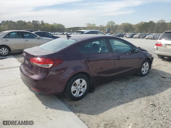 2017 Kia Forte LX with VIN 3KPFK4A78HE037971, listed as a Copart auction lot 50776565 with 77,025 mi miles and Salvage Title. Bid and sale history available at carsss.com. Image 3.