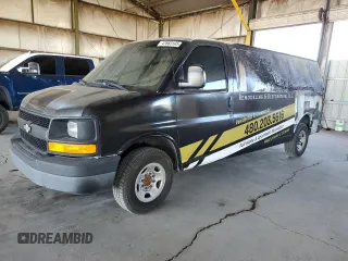 2004 Chevrolet Express Cargo Van with VIN 1GCGG29V741185720, listed as a Copart auction lot 47663105 with 349,215 mi miles and Salvage Title. Bid and sale history available at carsss.com. Image 1.