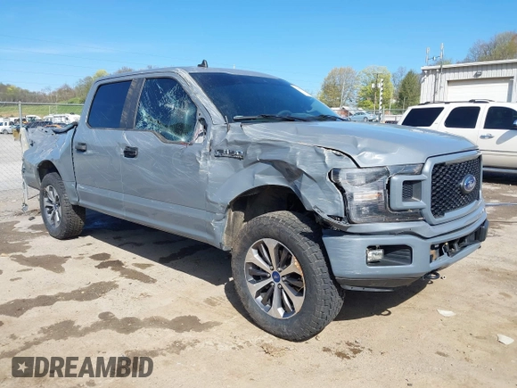 2020 Ford F-150 XL with VIN 1FTEW1EPXLKF35166, listed as a IAAI auction lot 42092775 with 110,536 mi miles and . Bid and sale history available at DreamBid. Image 1.