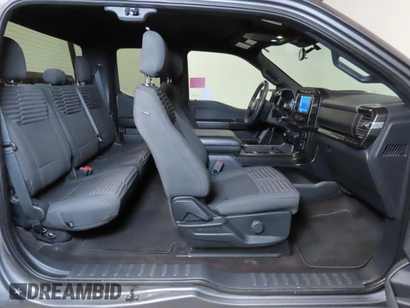 2021 Ford F-150 XL with VIN 1FTEX1CP3MKD17894, listed as a Copart auction lot 56984235 with 86,745 mi miles and Salvage title. Bid and sale history available at DreamBid. Image 6.