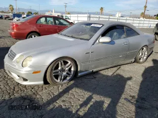 2003 Mercedes-Benz CL-Class 5.0L with VIN WDBPJ75J03A035656, listed as a Copart auction lot 89213775 with 0 mi miles and Clean Title. Bid and sale history available at carsss.com. Image 1.