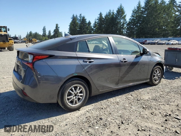 2019 Toyota Prius LE with VIN JTDL9RFUXK3001756, listed as a Copart auction lot 63531135 with 86,665 mi miles and Salvage title. Bid and sale history available at DreamBid. Image 3.