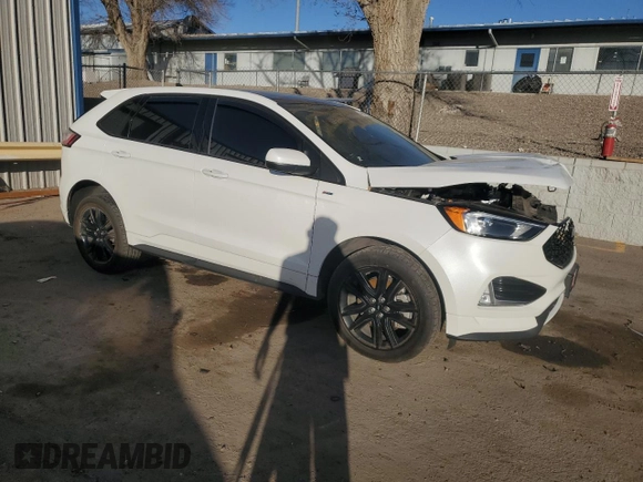 2024 Ford Edge SEL with VIN 2FMPK4J94RBA06405, listed as a Copart auction lot 46914115 with 0 mi miles and Salvage Title. Bid and sale history available at carsss.com. Image 4.