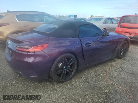 2023 BMW Z4 sDrive30i with VIN WBAHF3C01PWY11695, listed as a Copart auction lot 74520164 with 0 mi miles and Non Repairable. Bid and sale history available at carsss.com. Image 3.