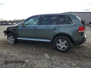 2007 Volkswagen Touareg V6 with VIN WVGZE77L07D001858, listed as a Copart auction lot 45558915 with 214,875 mi miles and Salvage Title. Bid and sale history available at DreamBid. Image 2.