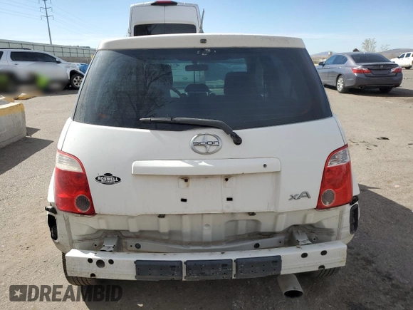 2006 Scion xA with VIN JTKKT604065004334, listed as a Copart auction lot 49713945 with 148,408 mi miles and Salvage Title. Bid and sale history available at carsss.com. Image 6.