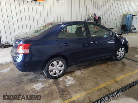 2008 Toyota Yaris with VIN JTDBT903081226785, listed as a Copart auction lot 54944245 with 111,133 mi miles and Salvage Title. Bid and sale history available at DreamBid. Image 3.