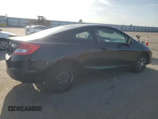 2013 Honda Civic Cpe LX with VIN 2HGFG3B59DH504100, listed as a Copart auction lot 52367335 with 108,208 mi miles and Salvage Title. Bid and sale history available at carsss.com. Image 3.