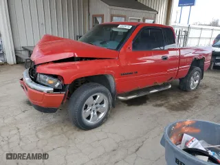 1998 Dodge Ram 1500 with VIN 1B7HF13ZXWJ128783, listed as a Copart auction lot 50028775 with 170,973 mi miles and Salvage Title. Bid and sale history available at carsss.com. Image 1.