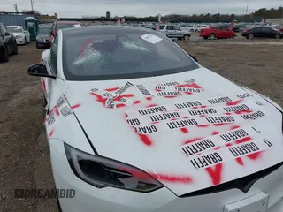 2023 Tesla Model S Plaid with VIN 5YJSA1E68PF507197, listed as a IAAI auction lot 42062258 with Not provided miles and . Bid and sale history available at DreamBid. Image 19.